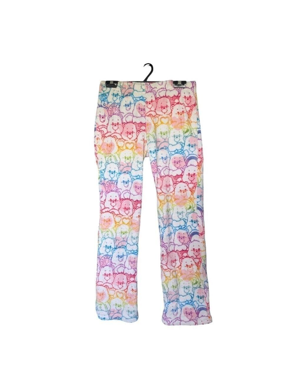 M • Care Bears • Rainbow Colourful Women's Character Pajama Fleece Pants